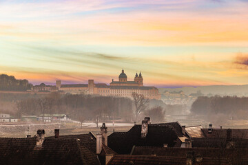 Monastery Melk in Wachau. Austria