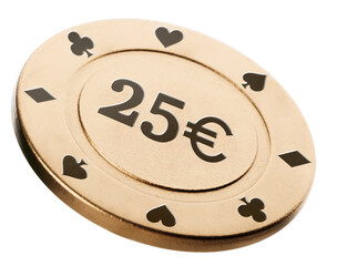 Ð¡asino, in a man's hand a with playing cards, roulette and chips