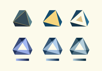 3d and glass for pentagon shapes