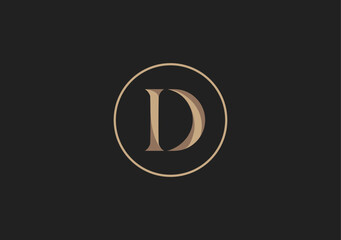 Luxury and elegant Logo template letter L D