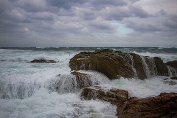 Obraz premium tempête en Méditerranée 