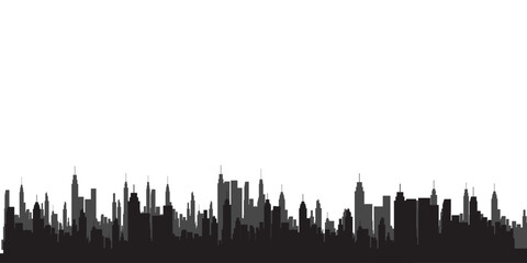 Fototapeta premium Modern City Skyline Vector illustration 