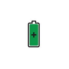 Battery Stamina Mode User Interface Outline Icon Logo Vector Illustration