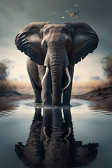 Fototapeta na wymiar Majestic Wildlife: Capturing the Beauty and Power of Animals in Their Natural Habitats