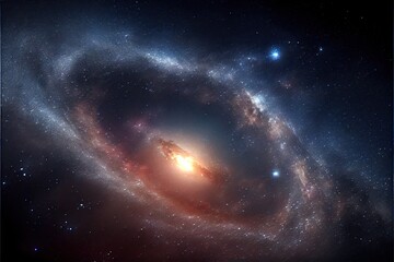 Obraz na płótnie Canvas Milky Way stars at night