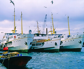 Harbor in Istanbul
