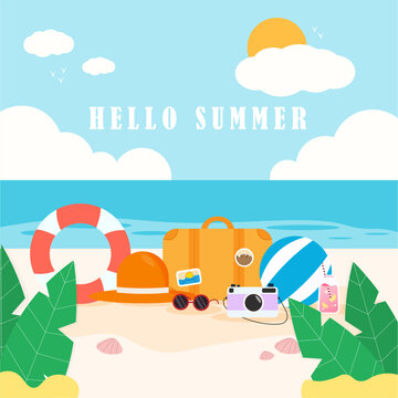 Hello Summer Card