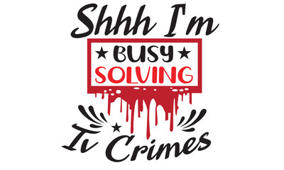 True Crime Svg Design