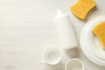 Detergent, accessories for dish washing and cleaning