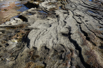 Background of lava stone of Canary island Lanzarote