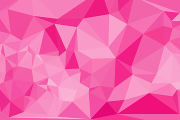 Abstract geometric background. Pink polygon background 