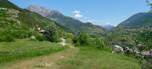 Fototapeta na wymiar Alpen in Frankreich - Route des Grandes Alpes