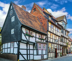Street in Quedlinburg, Germany