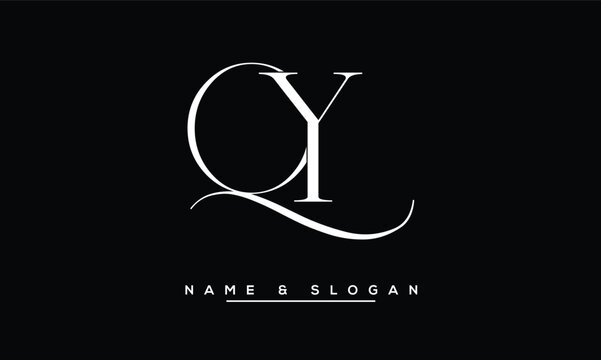 QY,  YQ,  Q,  Y  Abstract  Letters  Logo  Monogram