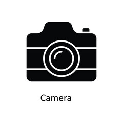 Camera Vector  Solid Icons. Simple stock illustration stock