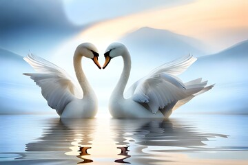 True love of swans, Generative AI