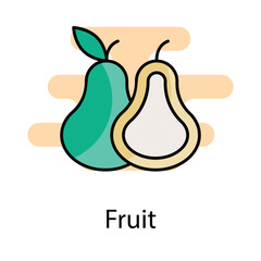 Fruit icon. Suitable for Web Page, Mobile App, UI, UX and GUI design