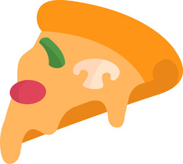 Cute Pizza Illustration