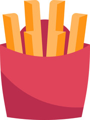 Cute Fries Illustration