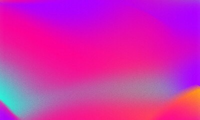 Gradient background with retro grainy film texture. Blurred chroma background. Vintage Noise Effect.