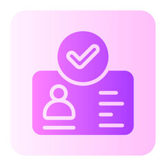 identity gradient icon