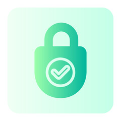 lock gradient icon