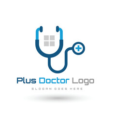 Stethoscope Logo, Doctor Logo, Medical Logo