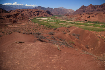 Naklejka premium The splendid colors of the Quebrada De Las Conchas, Argentina