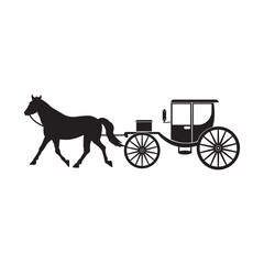 Fototapeta na wymiar carriage icon