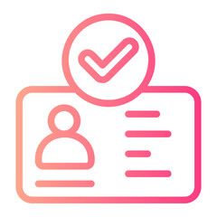 identity gradient icon