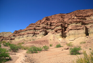 The splendid colors of the Quebrada De Las Conchas, Argentina