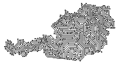 IT-Landkarte Österreich © Roman