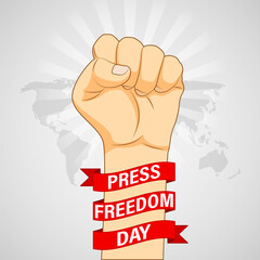 Vector illustration for World Press Freedom Day May 3