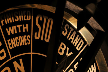 engine order telegraph in stand by position © Björn Wylezich