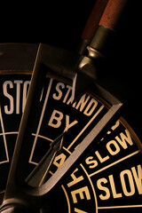 engine order telegraph in stand by position © Björn Wylezich