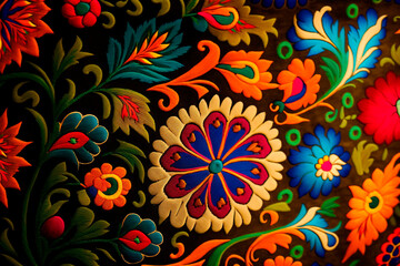 Uzbek fabric background