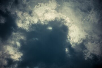 Naklejka na ściany i meble Scenic view of a cloudy sky