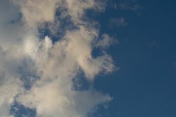 Scenic cloudscape on a sunny day