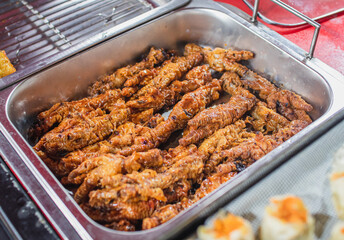 chicken feet on streamer ready to sale