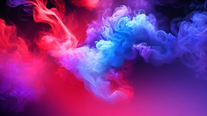 Fototapeta na wymiar Illustration of an abstract colorful smoke background wallpaper