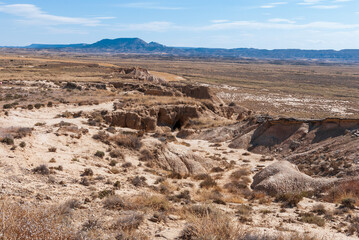 landscape in the desert