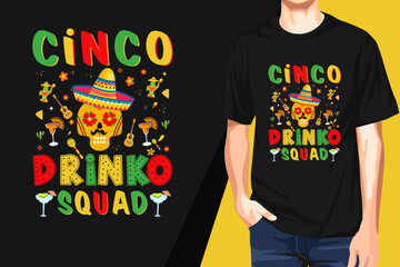 Cinco Driko Squad T shirt Design Or T shirt Deisgn Concept
