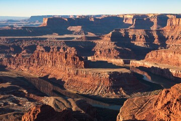 Beautiful view of the Colorado River and Canyonlands National Park. Utah, United States.