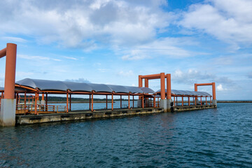 西表島　大原港