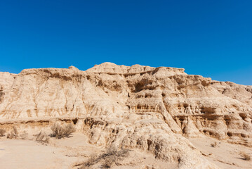 landscape in the desert