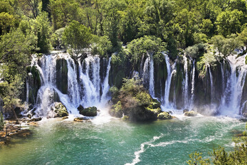 Fototapeta premium Kravice Falls in Ljubuski. Bosnia and Herzegovina