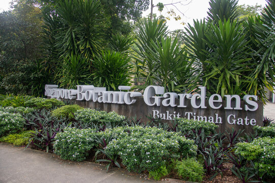 Entrance of Singapore Botanical Gardens