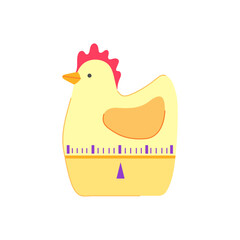 cooking kitchen timer cartoon vector illustration