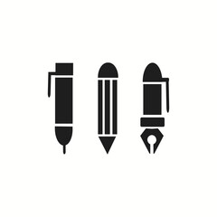 Office pen pencil and ink pen Vector
