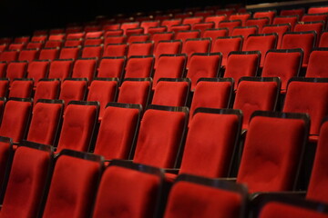 Fototapeta premium Seats in Theater